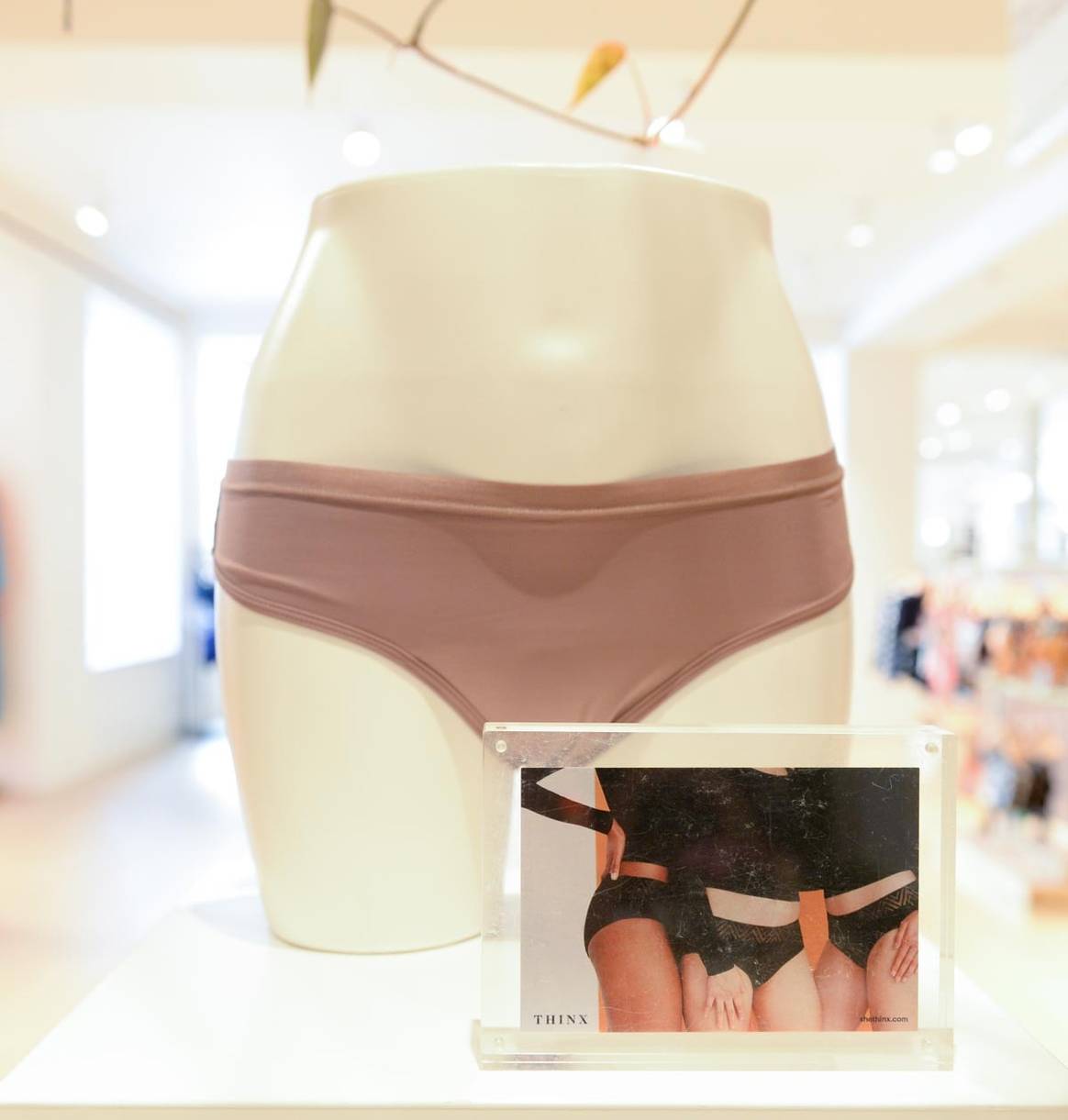 Thinx and Selfridges team up on a window display about periods