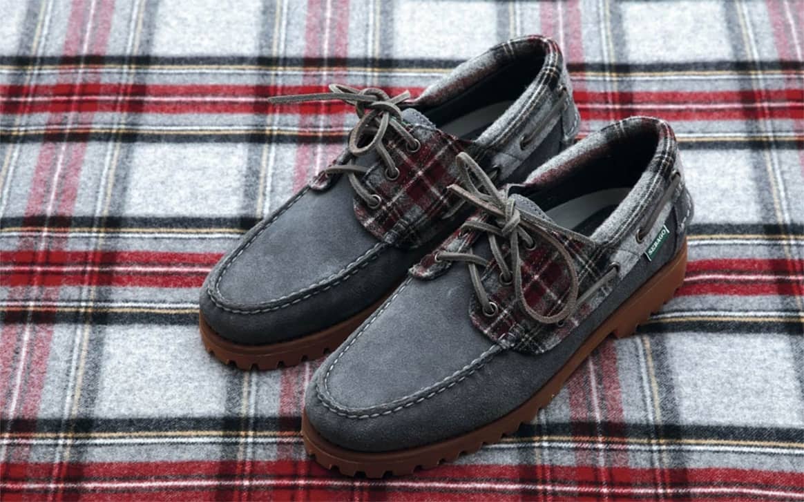 Sebago crea una colección de botas de lana junto a la icónica Pendleton