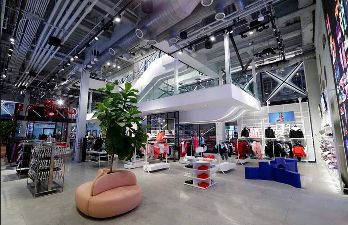 In foto: il primo flagship store nordamericano di Puma a New York City
