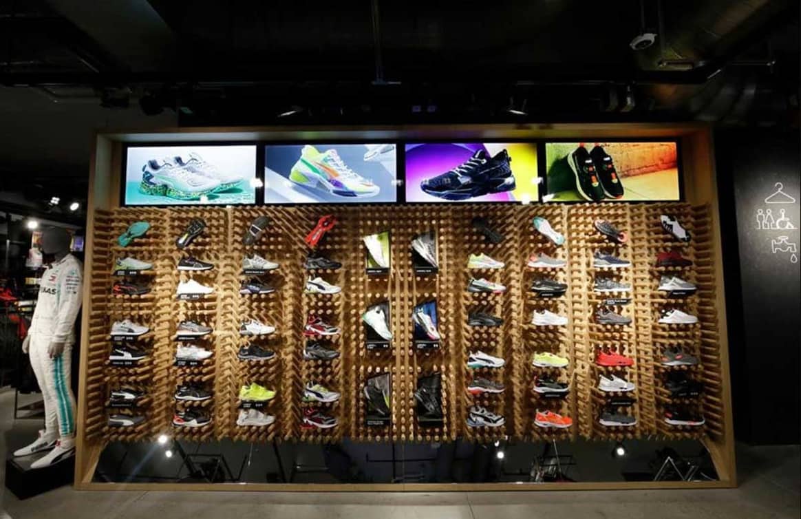 In foto: il primo flagship store nordamericano di Puma a New York City