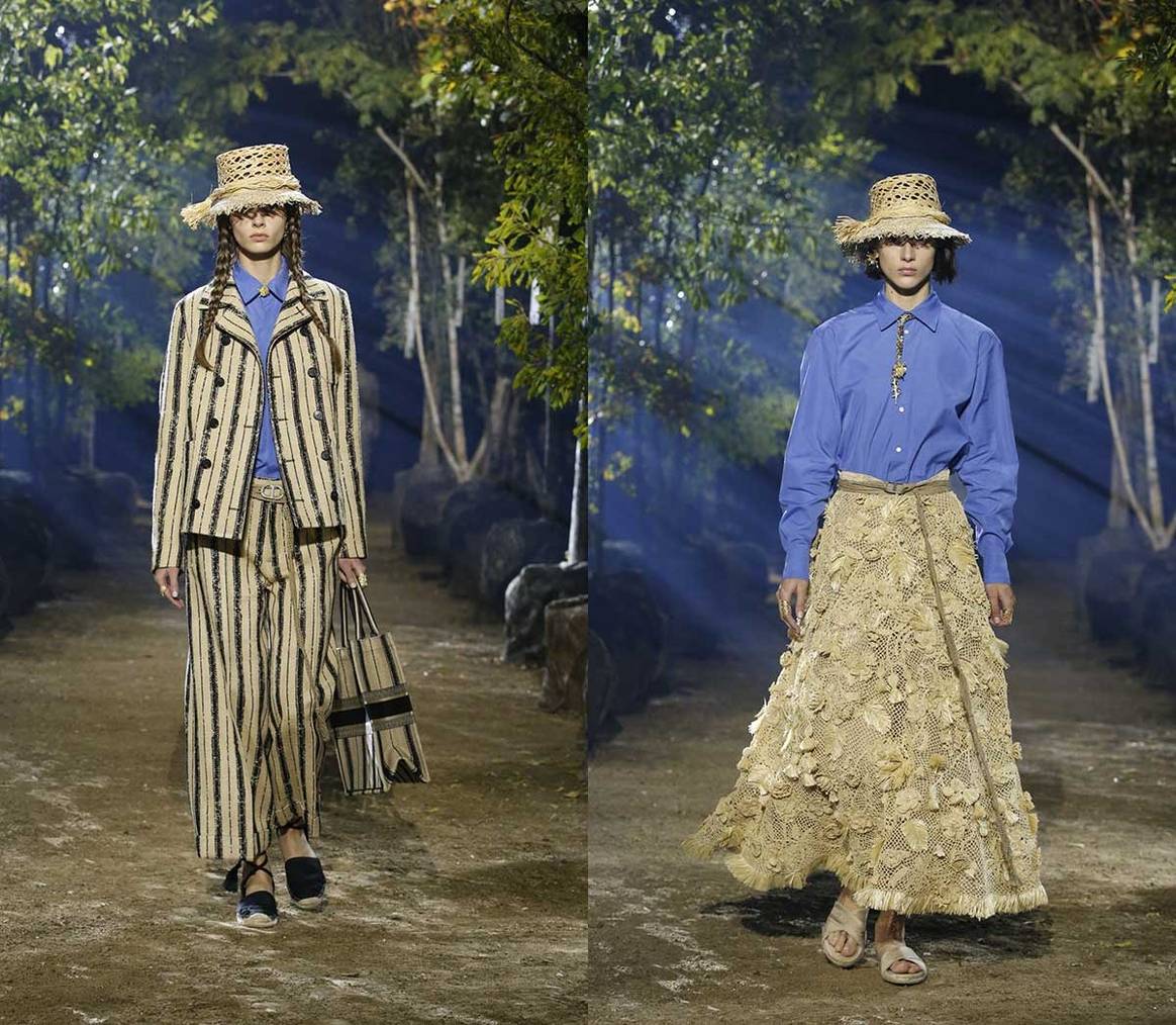 Pour son défilé printemps-été 2020, Dior signe une ode à la végétation et à sa diversité