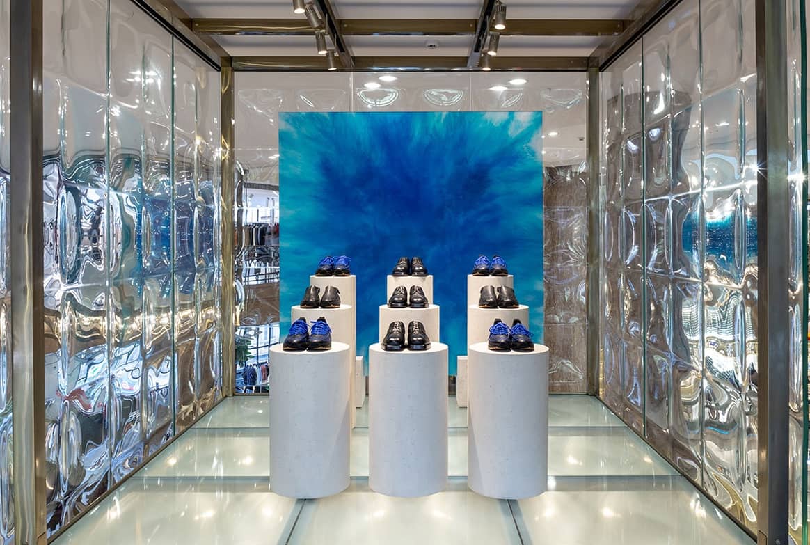 En image : le pop-up store Bottega Veneta aux Galeries Lafayette Champs-Élysées