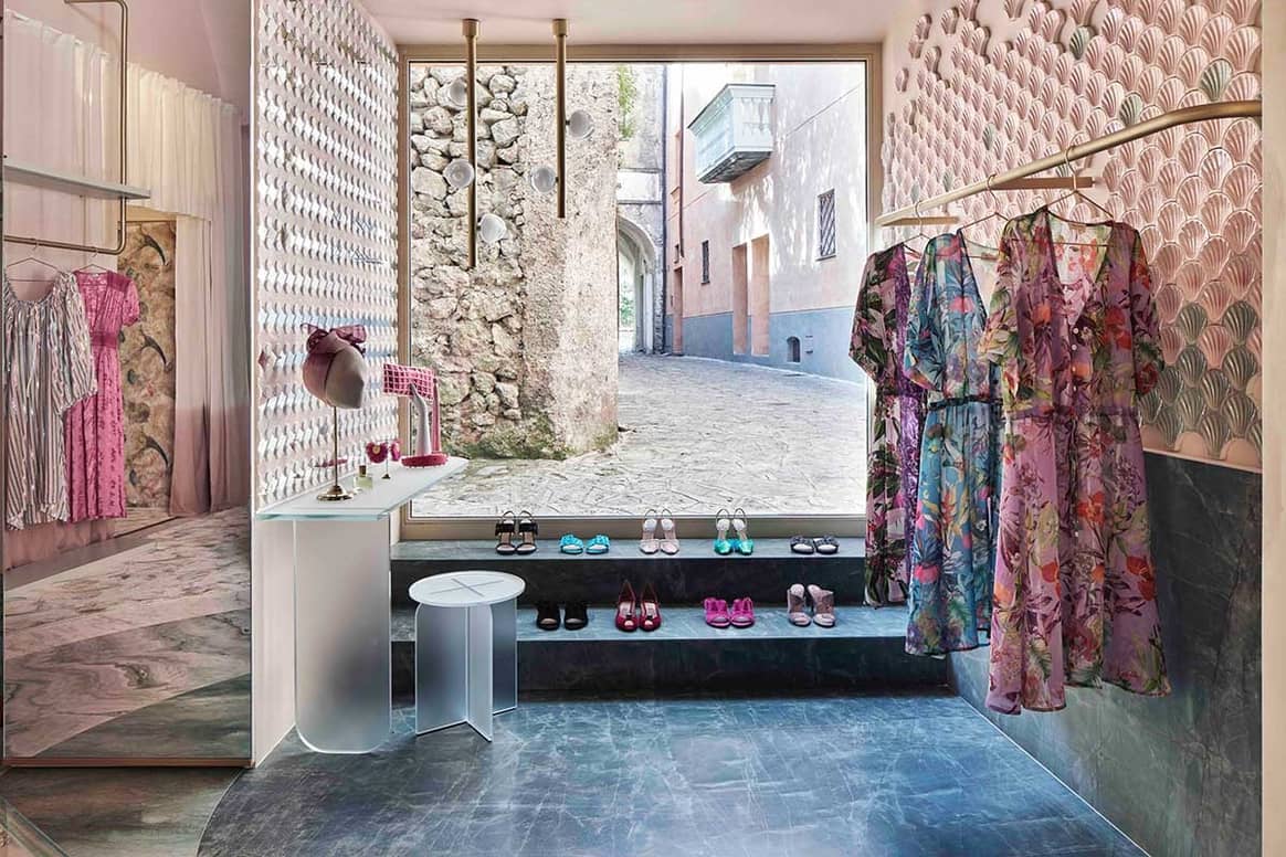A pink boutique for the Amalfi Coast hotel