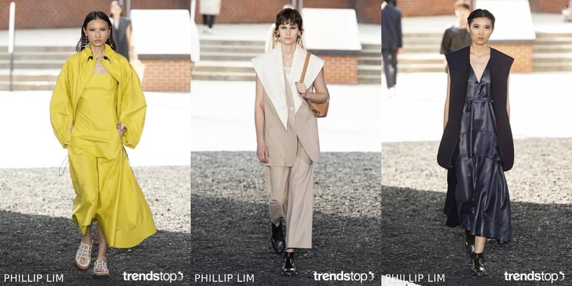 Images courtesy of Trendstop, left to right: 3.1 Phillip
Lim, all Spring/Summer 2020.