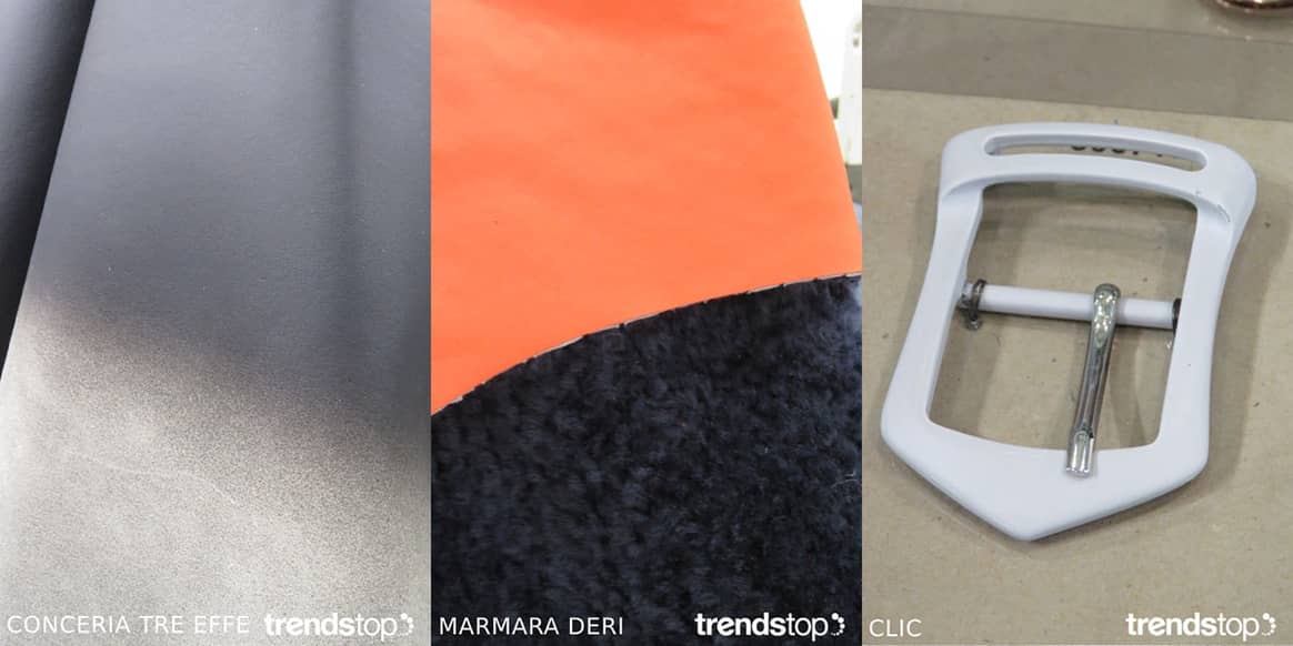 Images courtesy of Trendstop, left to right: Conceria Tre Effe, Marmara
Deri, Clic, all Fall Winter 2020-21.