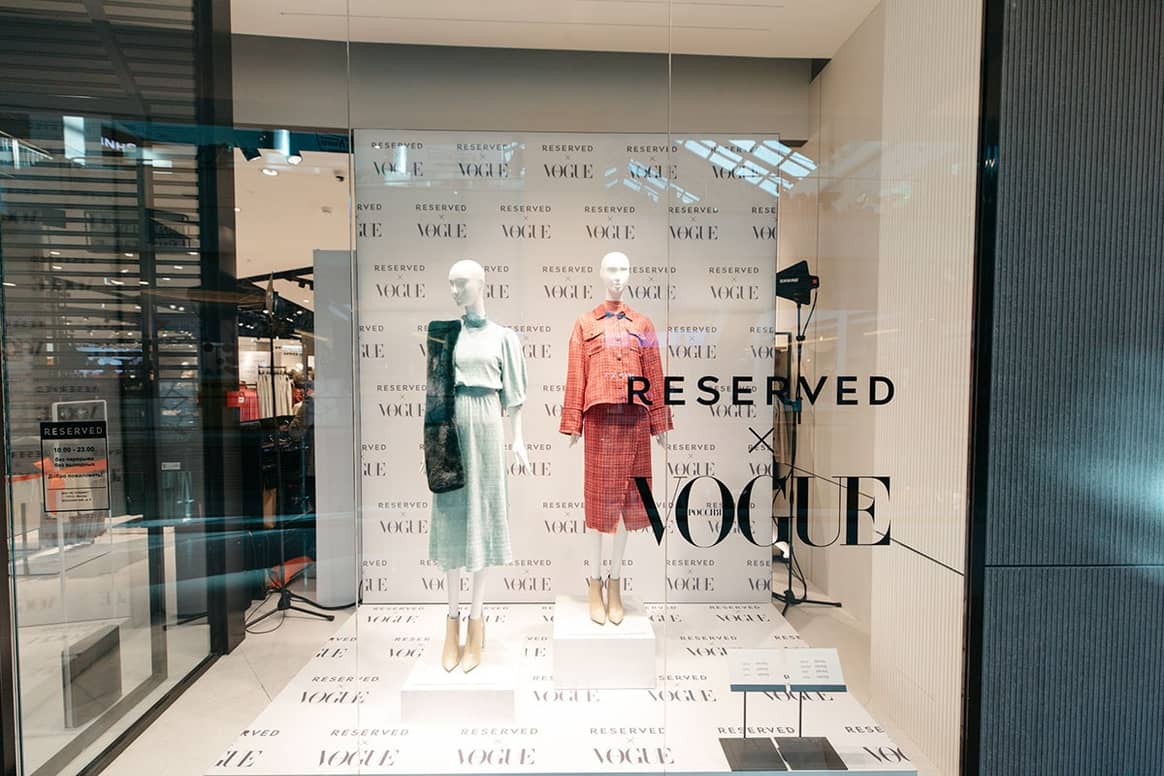 В Москве открылся магазин Reserved совместно с брендом Vogue