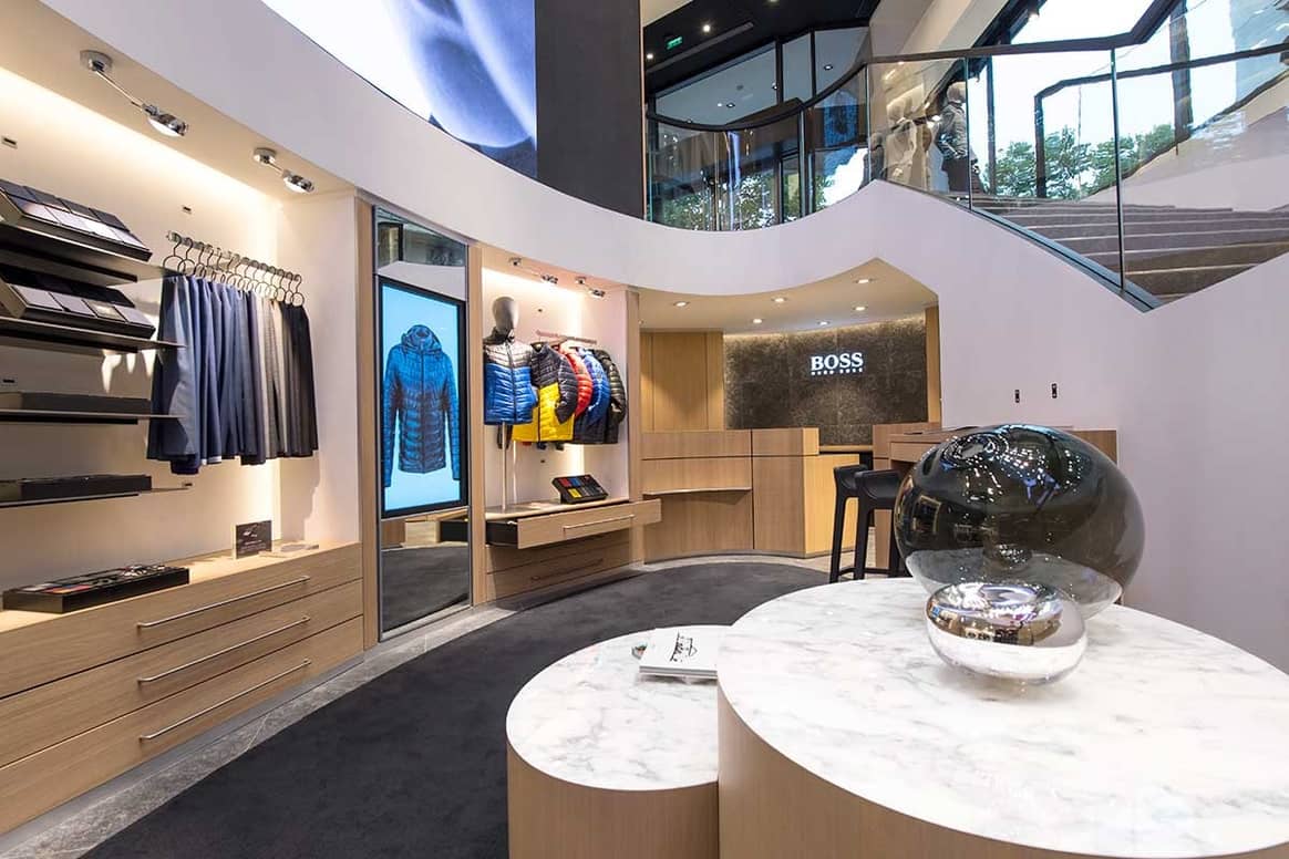 In pictures: Hugo Boss opens revamped Champs-Élysées flagship