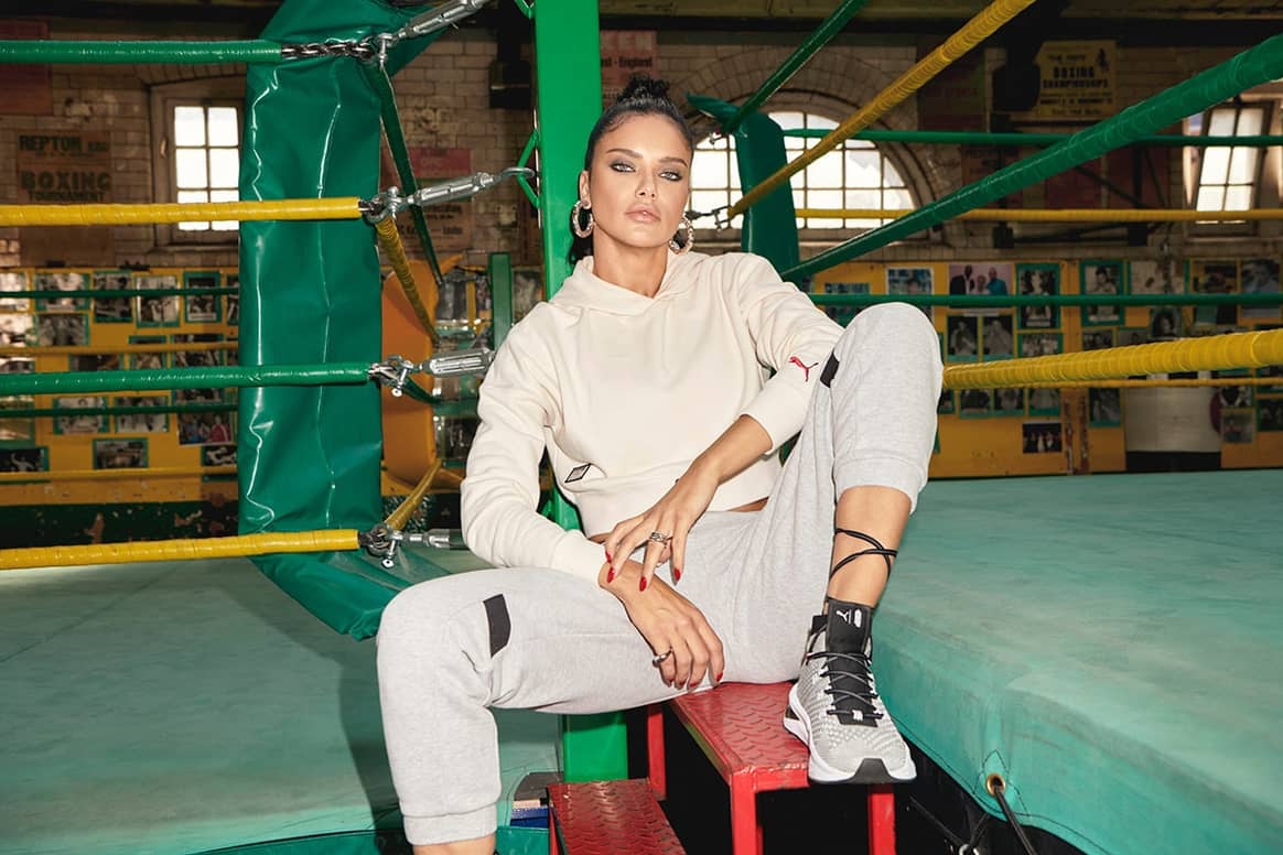 Puma: debutta la collaborazione con la modella Adriana Lima