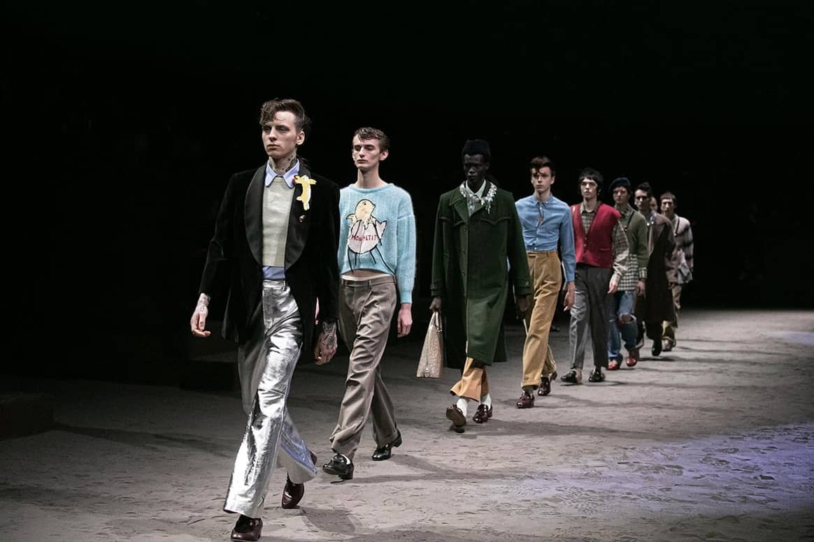 Milan Fashion Week Homme : esprit disco grunge chez Gucci