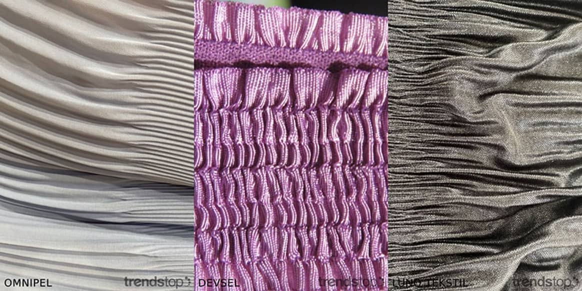 Bilder mit freundlicher Genehmigung von Trendstop, von
links nach rechts: Omnipel, Devsel, Luno Tekstil, alle Frühjahr/Sommer
2021.