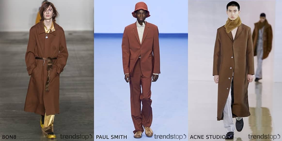 Imágenes cortesía de Trendstop, de izquierda a derecha: 8ON8,
Paul Smith, Acne Studios, todas de la temporada Otoño/Invierno 2020-21