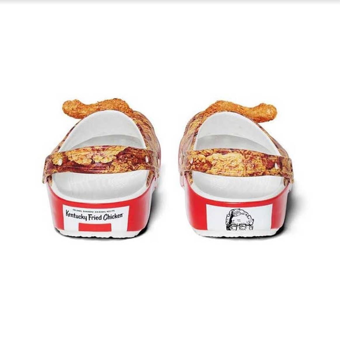 Crocs и KFC создали обувь с ароматным декором в виде жареной курицы