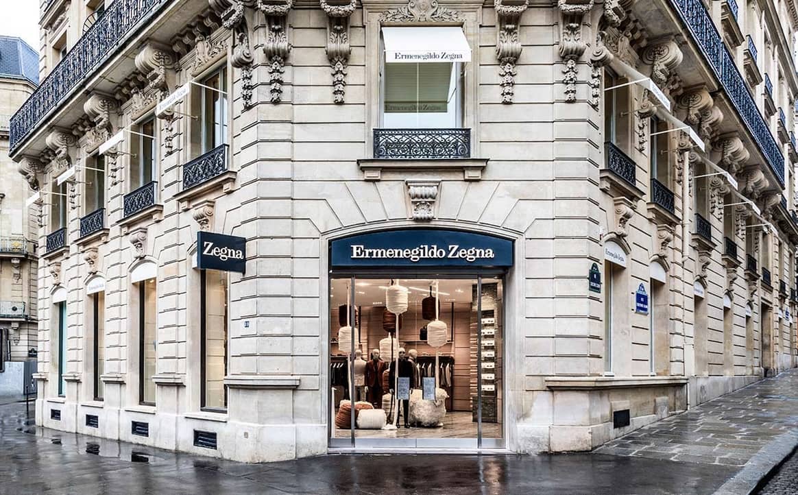 Zegna s’offre une nouvelle boutique à Paris