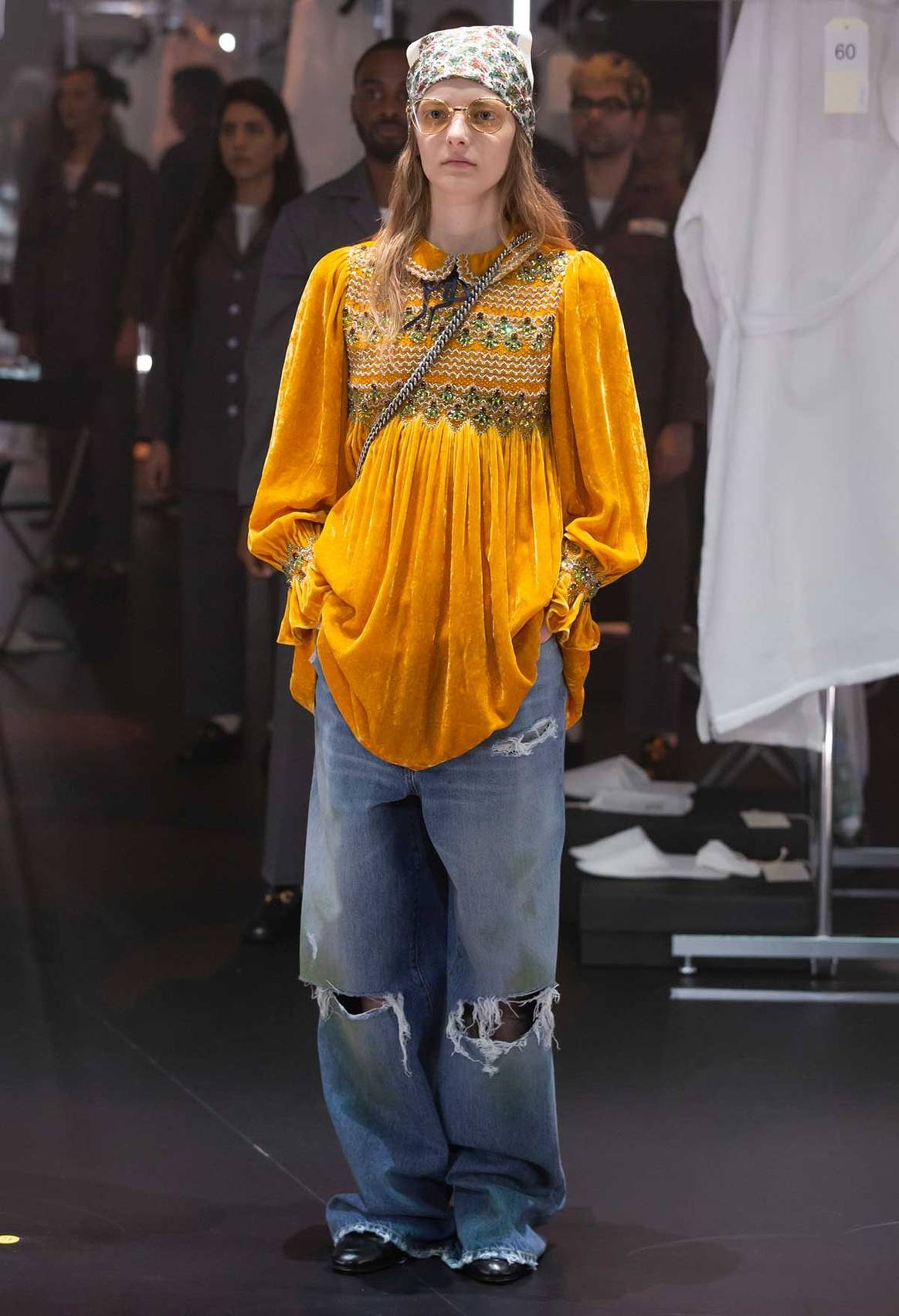 Auftakt der Mailänder Fashion Week: Gucci Backstage-Show