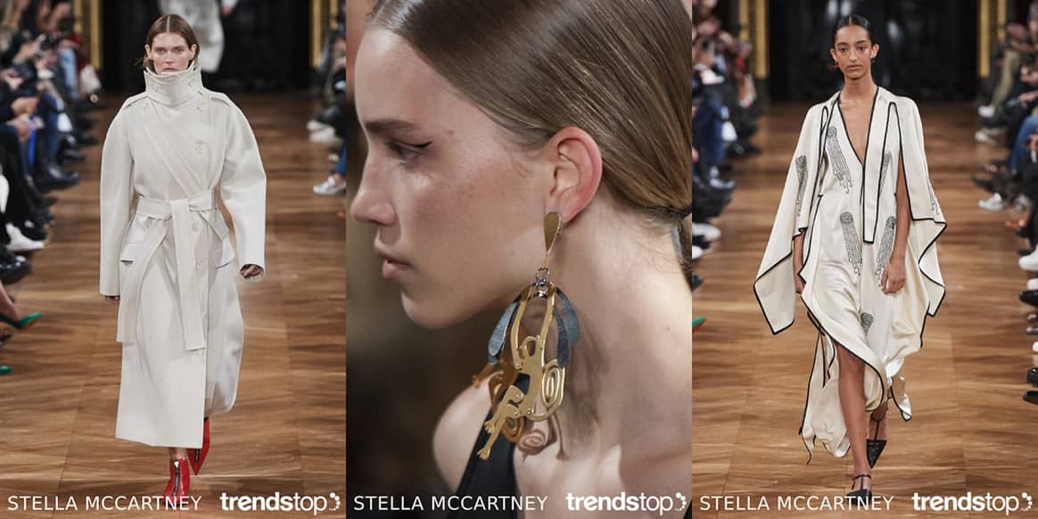 Immagini per gentile concessione di Trendstop, da sinistra a destra: tutto
Stella McCartney autunno inverno 2020-21.