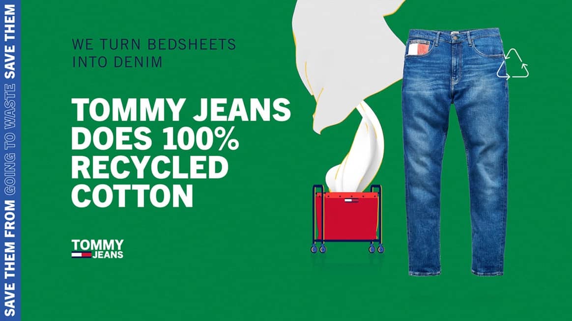 Tommy lanza un nueva línea denim “100 por cien reciclado”
