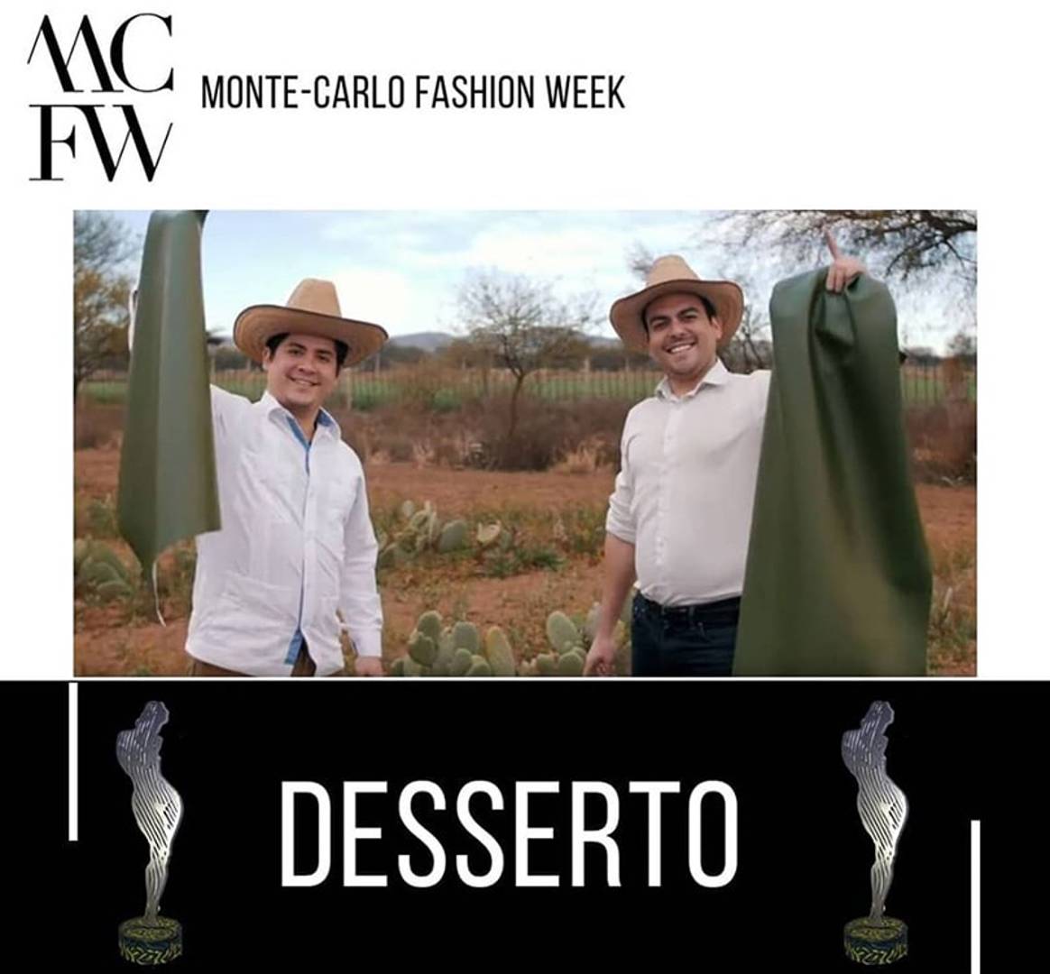 Piel de nopal mexicana gana premio en Monte-Carlo Fashion Week