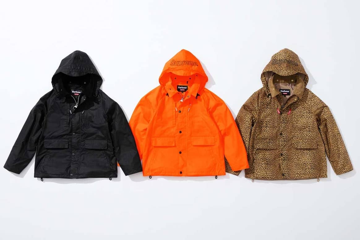 Supreme collaborates with Barbour