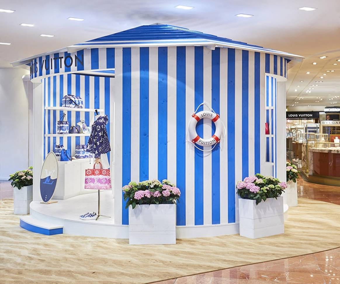 Louis Vuitton ouvre un pop-up store aux Galeries Lafayette