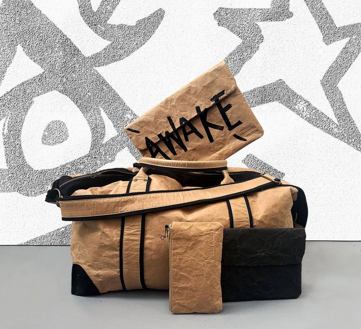 Kijken: dit Antwerpse merk maakt tassen van oude cementzakken en botervlootjes