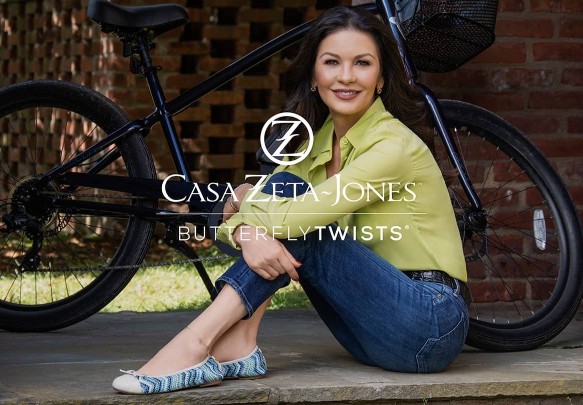 Catherine Zeta-Jones launches footwear collection with Butterfly Twists