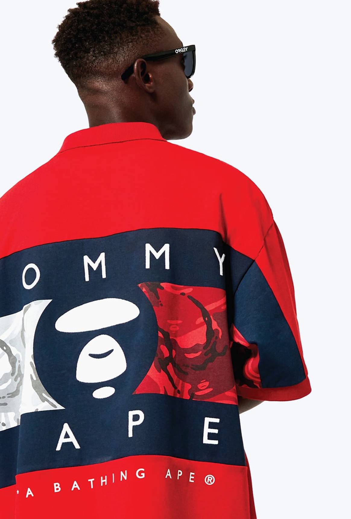AAPE×tommy tシャツ XLサイズ-