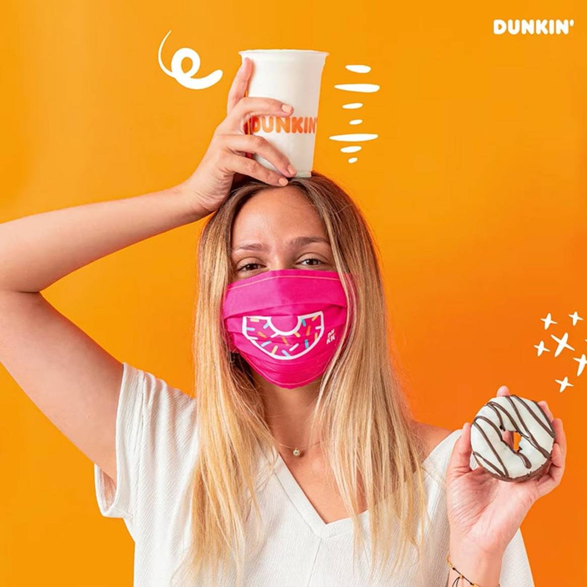 Dunkin’ lanza en España su propia colección de mascarillas homologadas