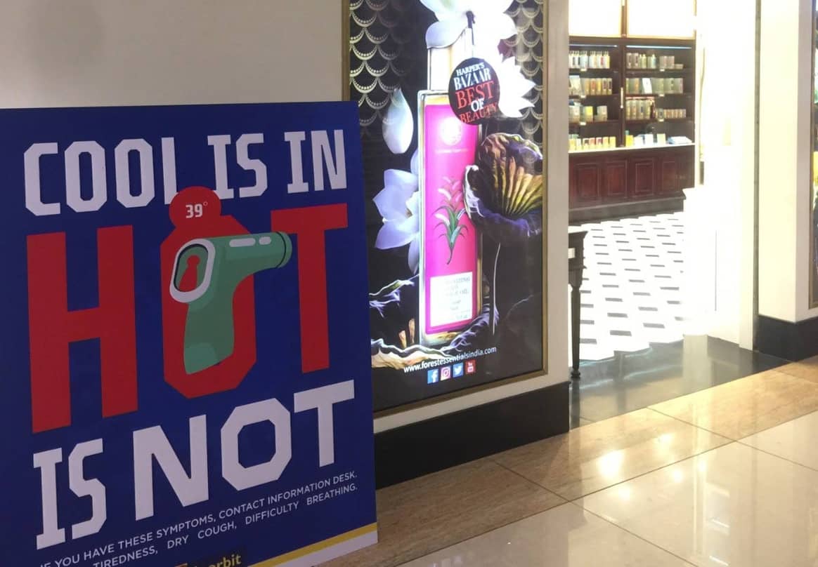 Shopping Malls eröffnen in Indien wieder, mit Auflagen