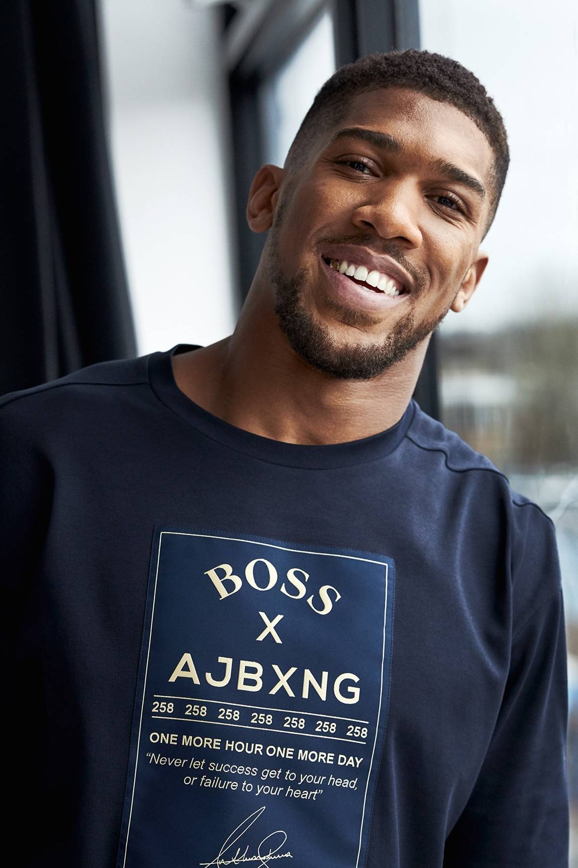 Anthony Joshua collaborates with Boss