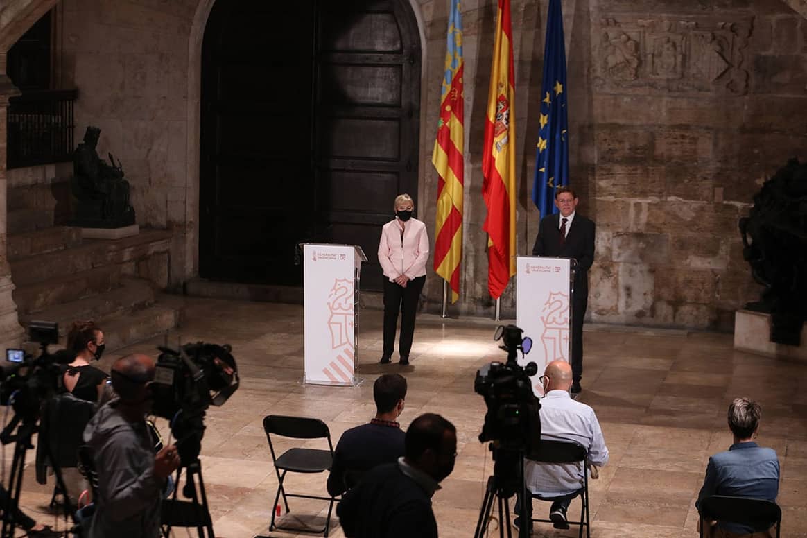 La Comunidad Valenciana decretará un toque de queda hasta el 9 de diciembre