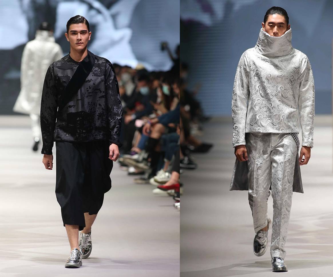 SILZENCE men SS21 Signature collection uses locally
sourced fabrics, showcasing Taiwan’s textile
industry