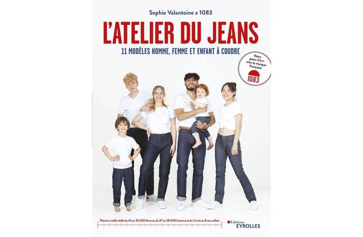 Do it yourself : 1083 annonce la publication de "L'atelier du jeans" avec Sophie Vallantoine, aux éditions Eyrolles