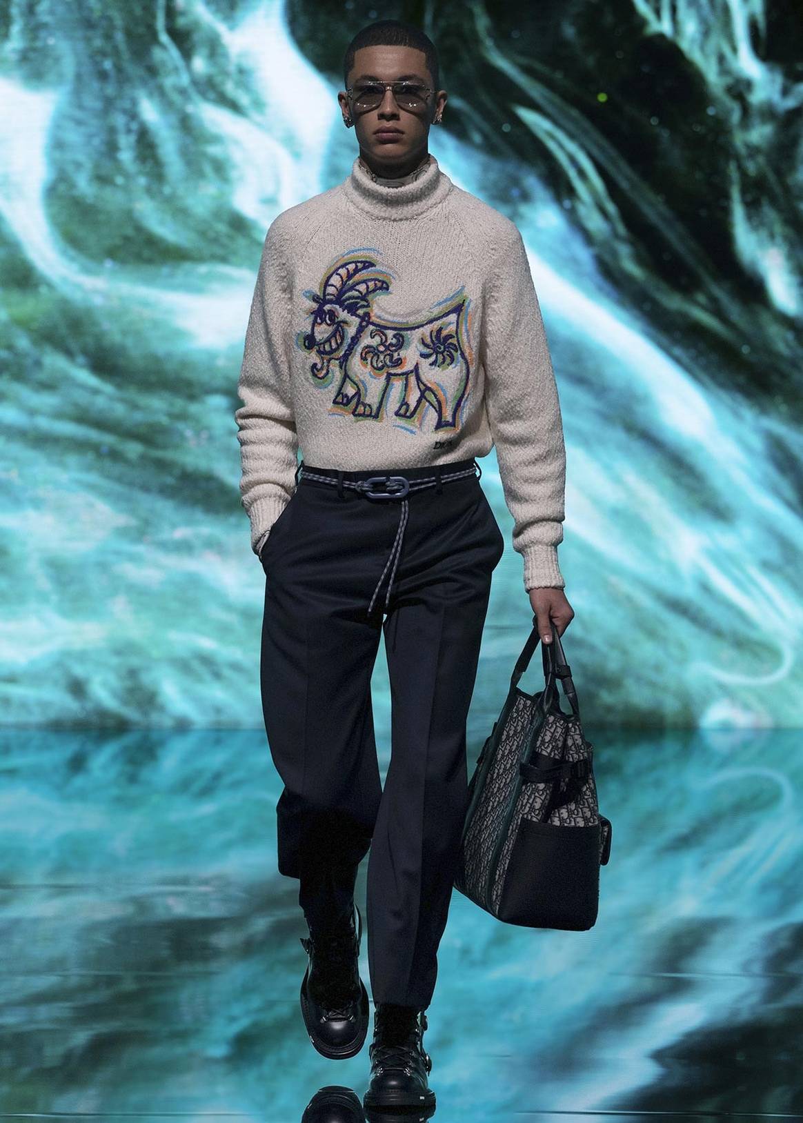 Dior präsentiert eine fröhliche und psychedelische H/W21 Herrenkollektion online