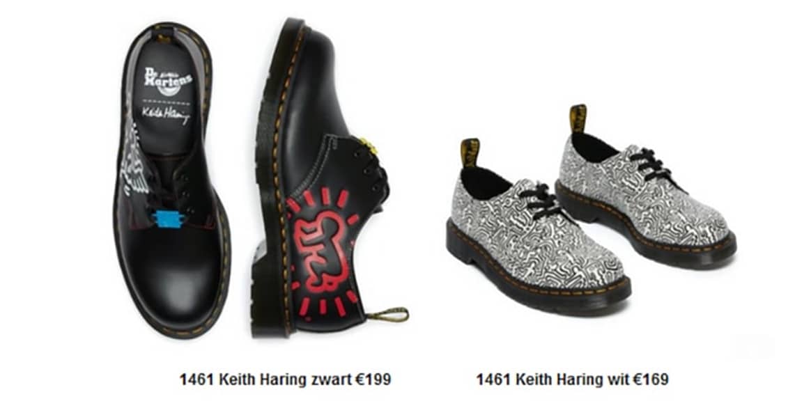 Kunst op schoenen: Dr. Martens x Keith Haring