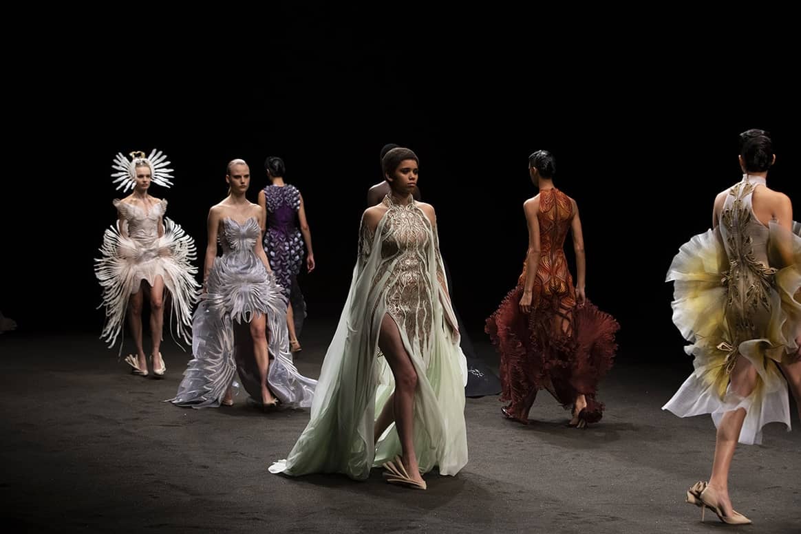 Iris van Herpen inspired by fungi for haute couture collection