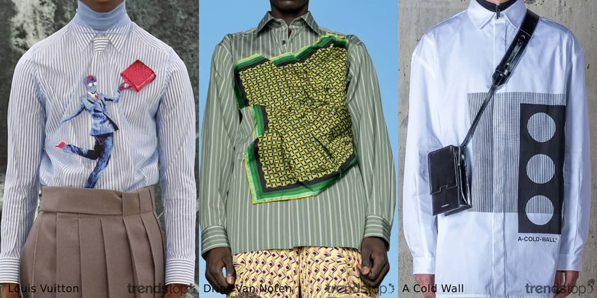 Menswear print directions for Fall/Winter 2021