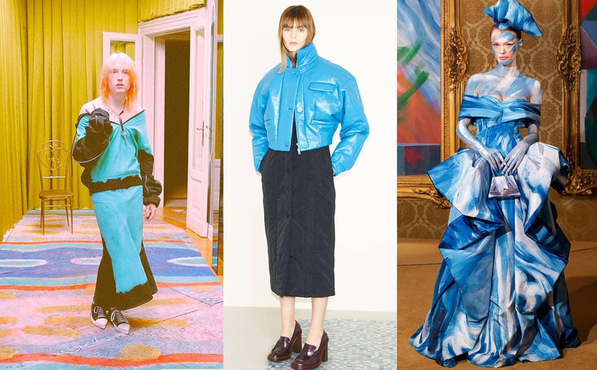 Fall 2021 womenswear trend: aqua