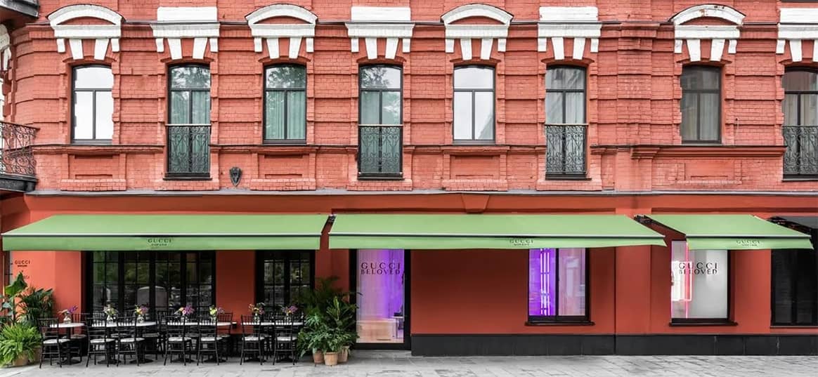 Бренд Gucci открыл магазин, кофейню и ресторан на Патриках