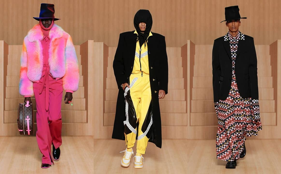 Virgil Abloh nods to early rave culture in Louis Vuitton SS22 show