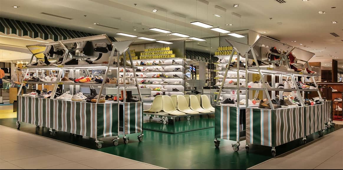Temple’s, le nouvel espace des Galeries Lafayette dédié aux sneakers est ouvert