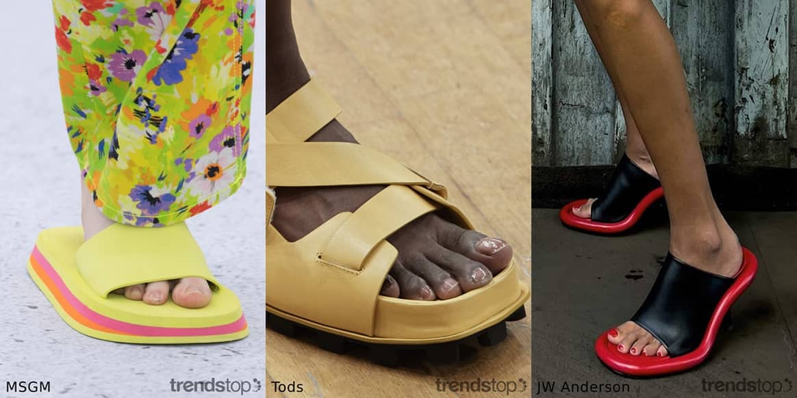 Damesschoenen-trends op de SS22-catwalks