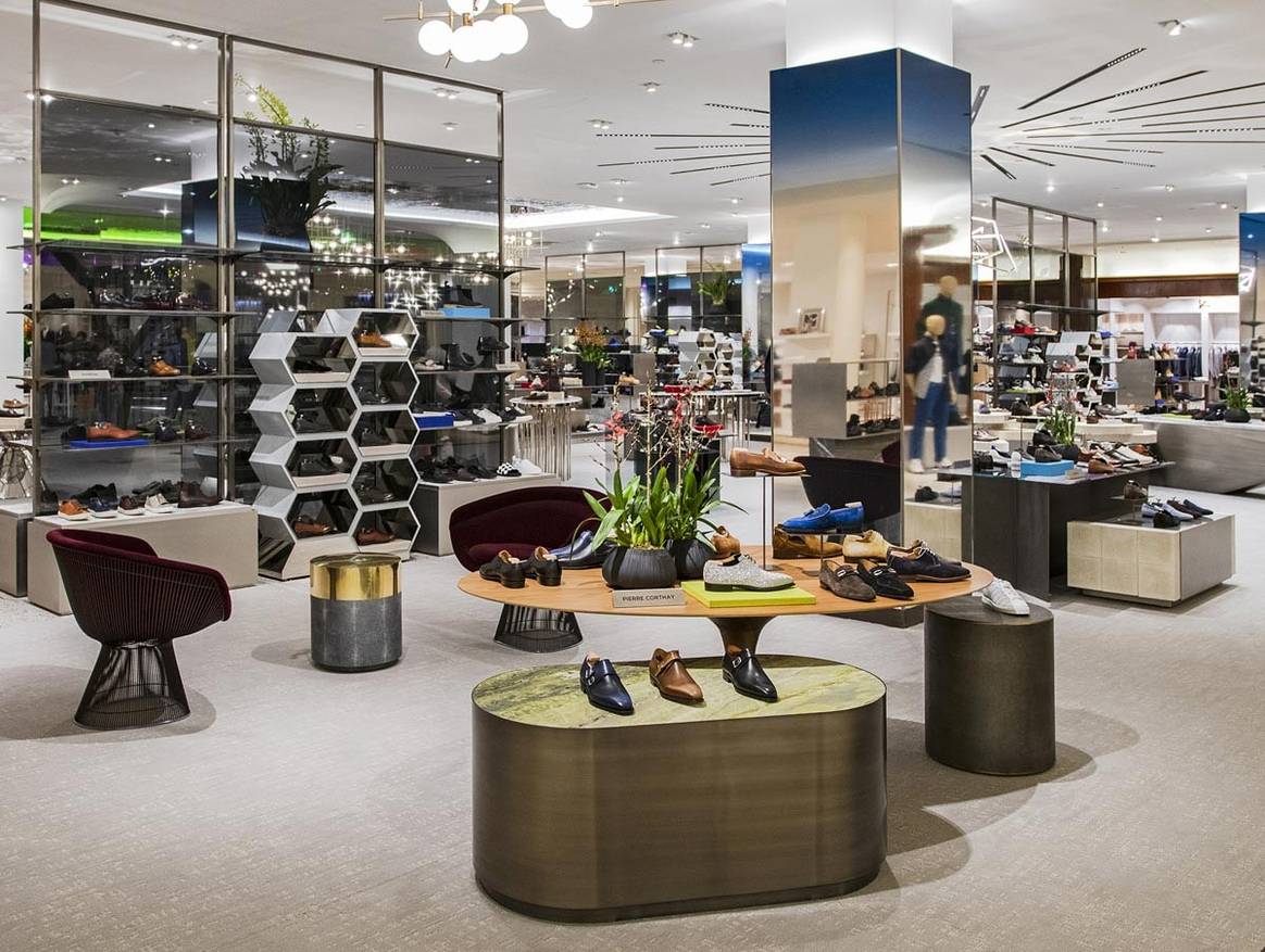 Saks Fifth Avenue debuts its newly renovated men's footwear department