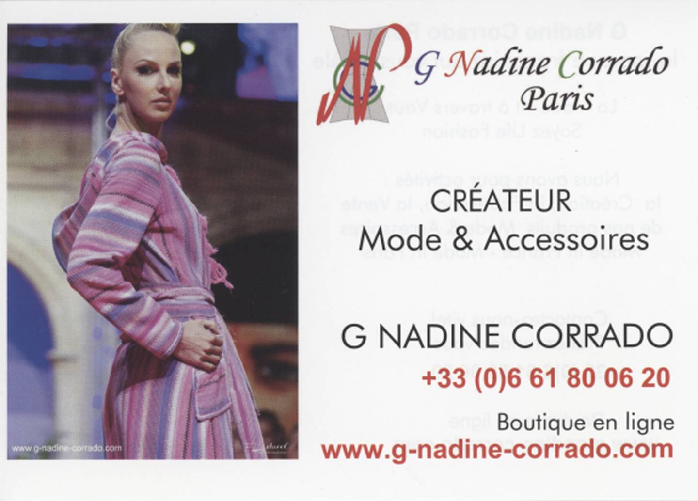 G Nadine Corrado Paris