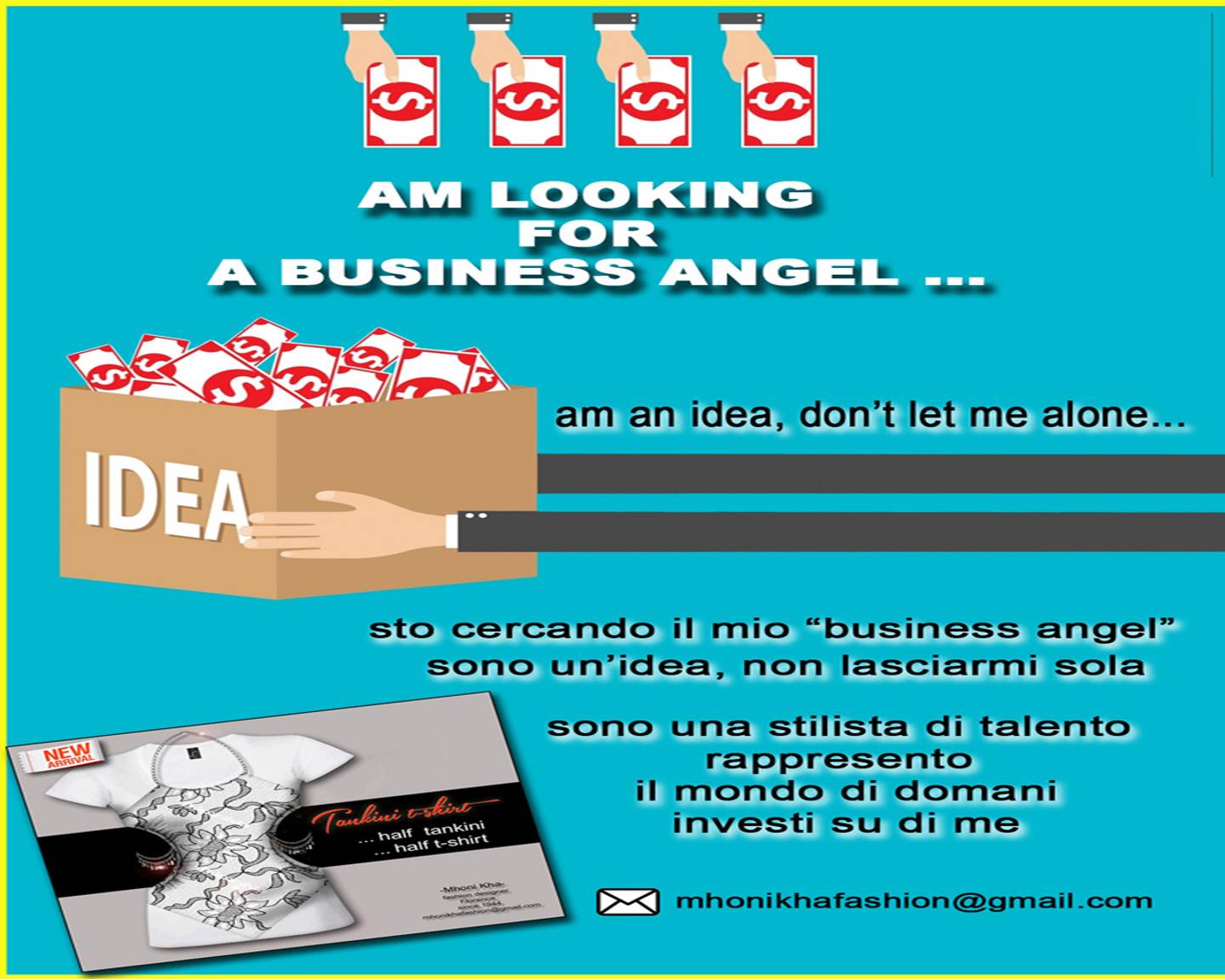 LOOKING FOR A BUSINESS ANGEL...