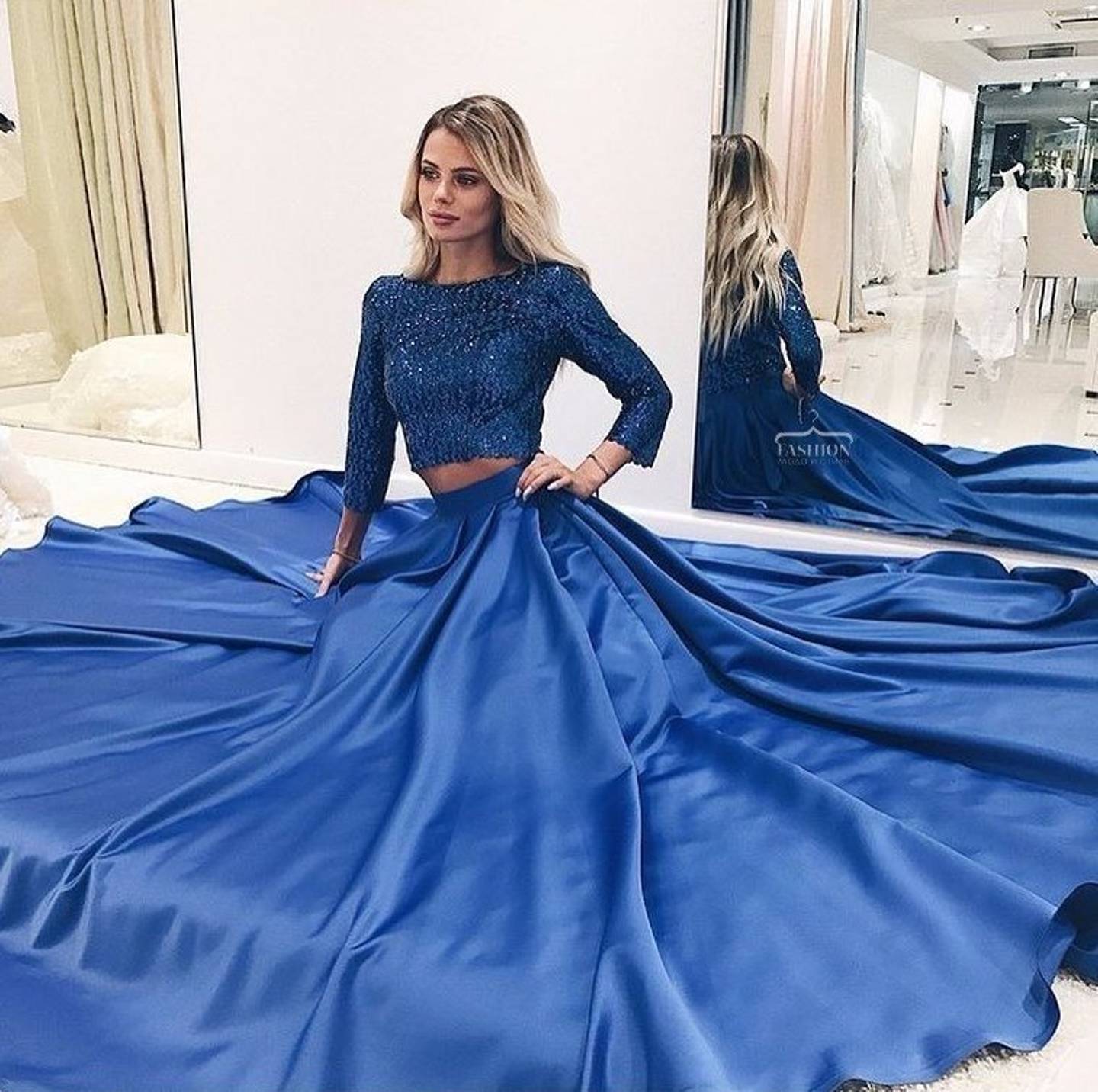 Fashion - Vestido azul