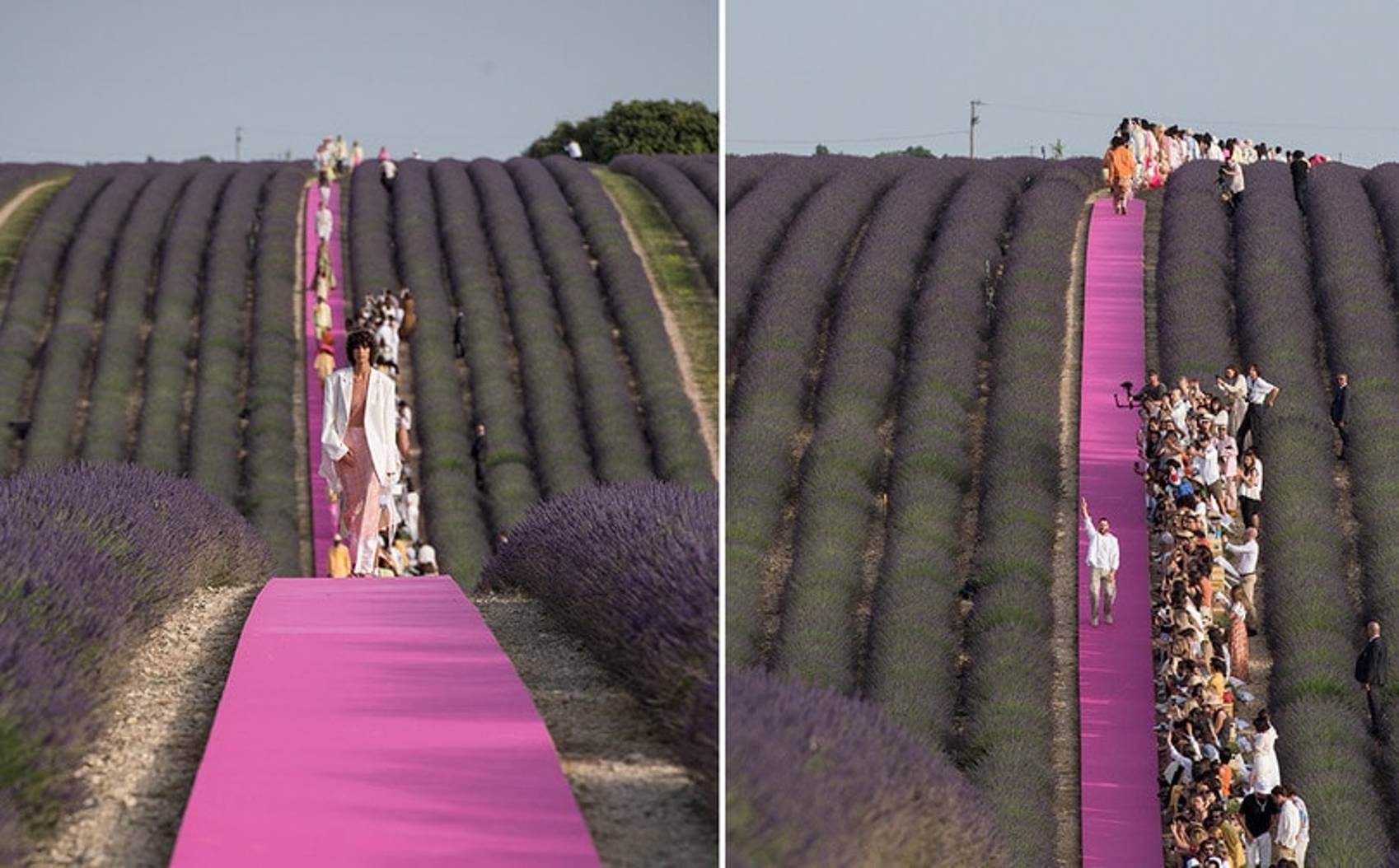 Jacquemus SS20 show in lavender fields