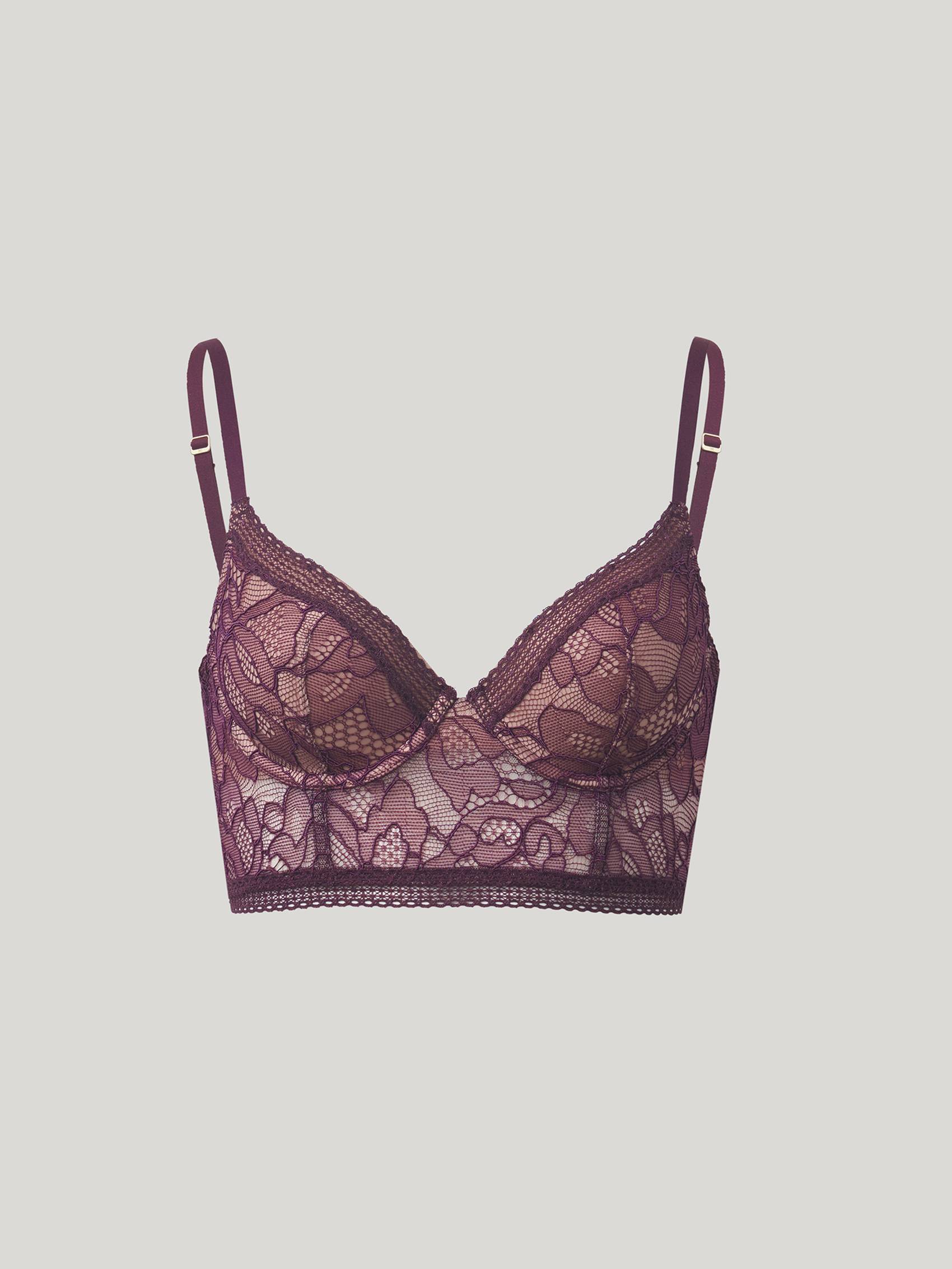 Nets and Roses Crop Top Bra Wolford