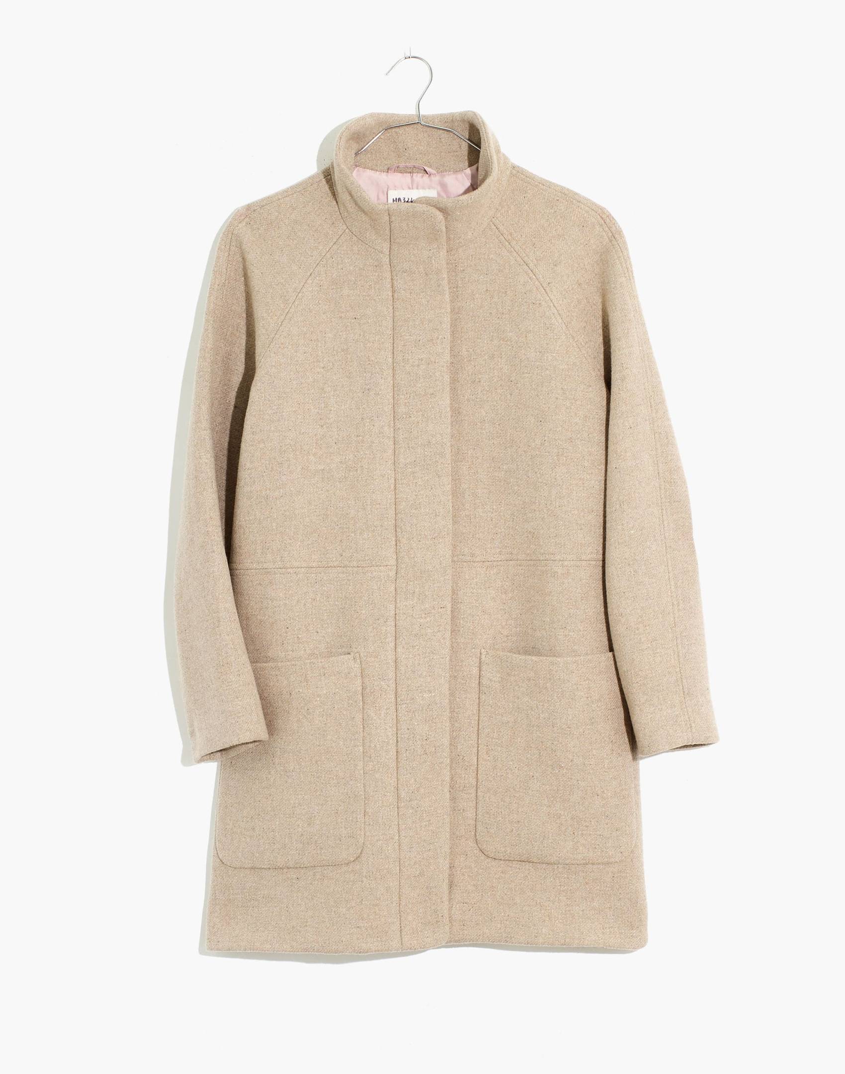 Petite Estate Cocoon Coat in Insuluxe Fabric Madewell