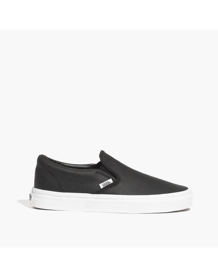 Vans® Classic Slip-Ons in Perforated Leather | Madewell