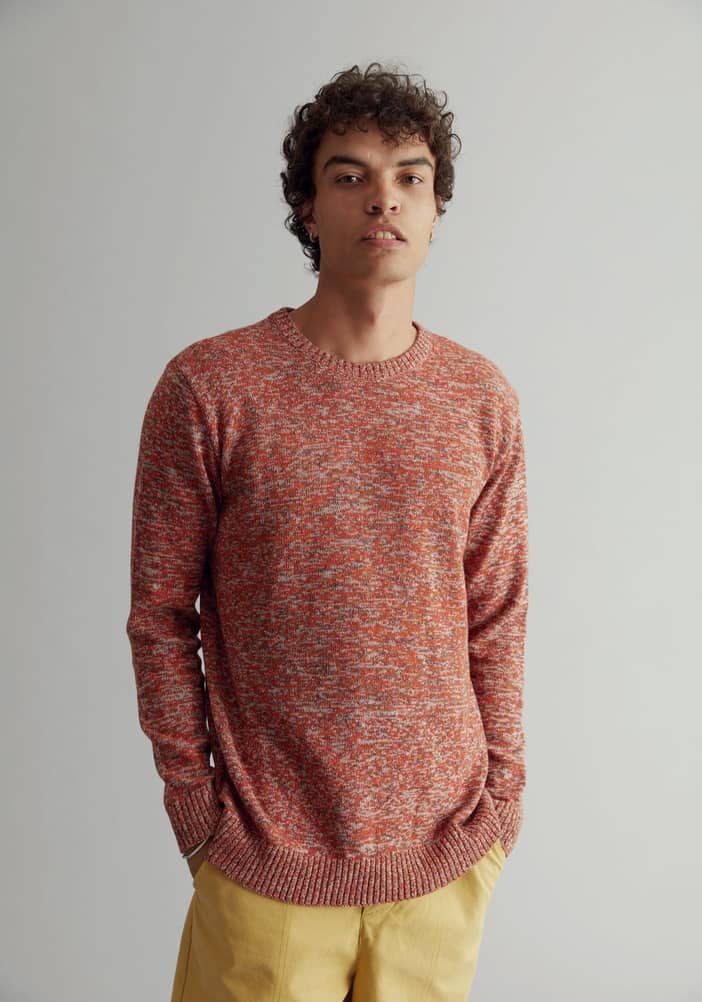 SETH Jumper Men's GOTS Organic Cotton - Dark Clay | Komodo